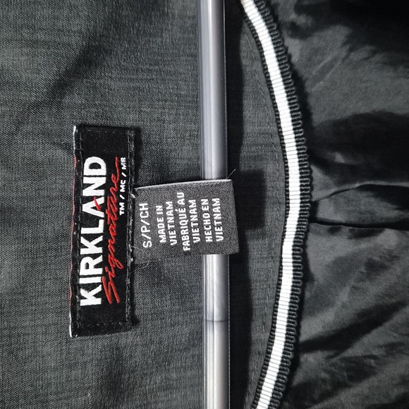 Kirkland Signature Dark Gray Trench Coat 3/4 Length Size Small - Picture 3 of 5